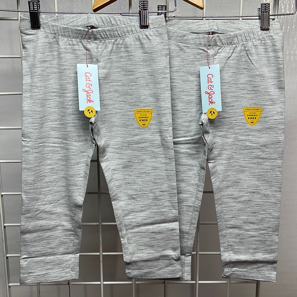 •2 pack• girls capri leggings